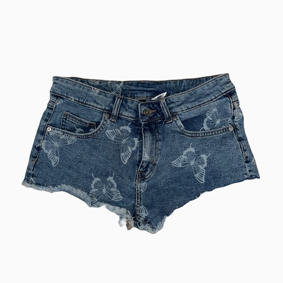 mini denim shorts - Picture 1 of 3